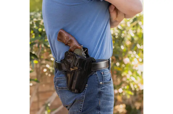 Galco Combat Master Steerhide OWB Belt Holster w/ Free Shipping and Handling — 3 models - view 6